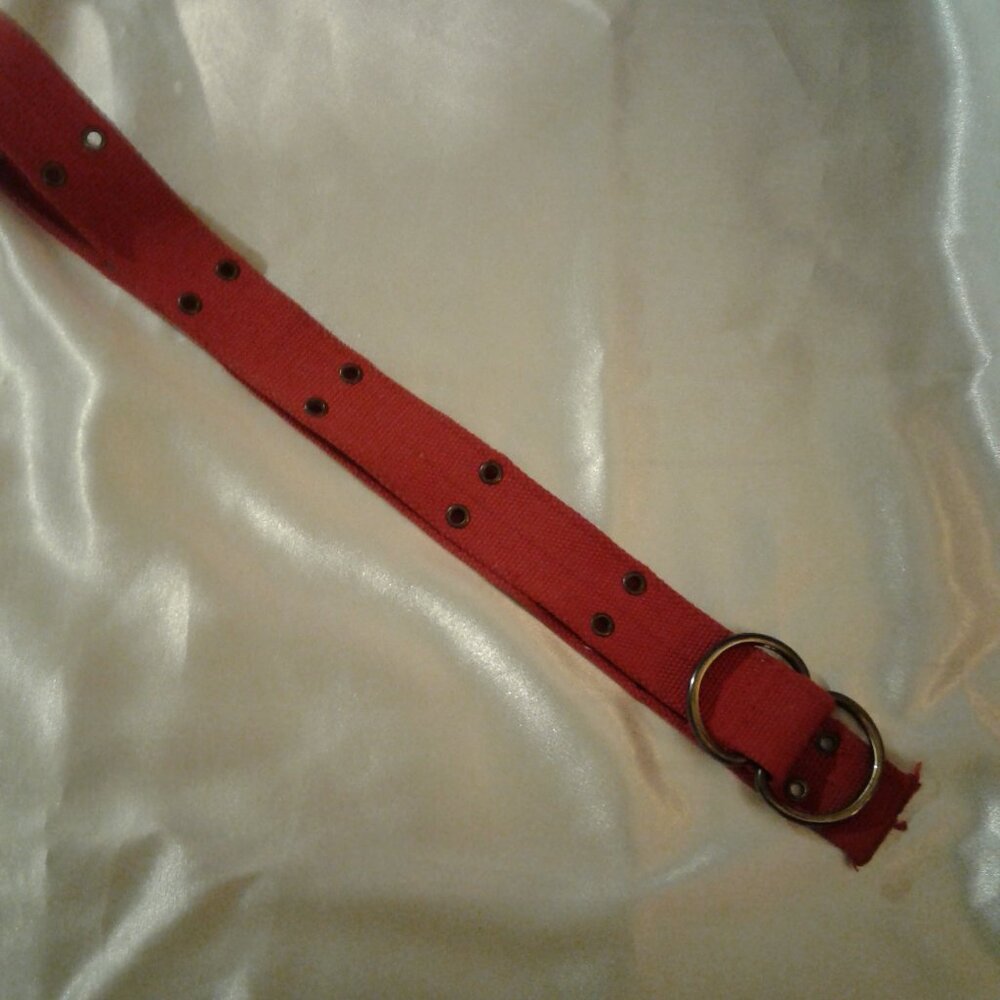 Vintage! Misc. Red and Cream Ralph Lauren Belts (2)